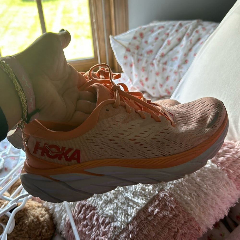 orange hoka